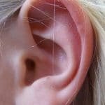 dry skin behind ear